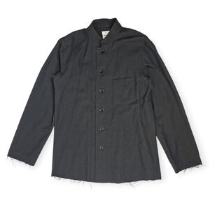 TAKAHIROMIYASHITA The Soloist 2015 Wool Shirt Jacket Rough Cut Stand Collar 48